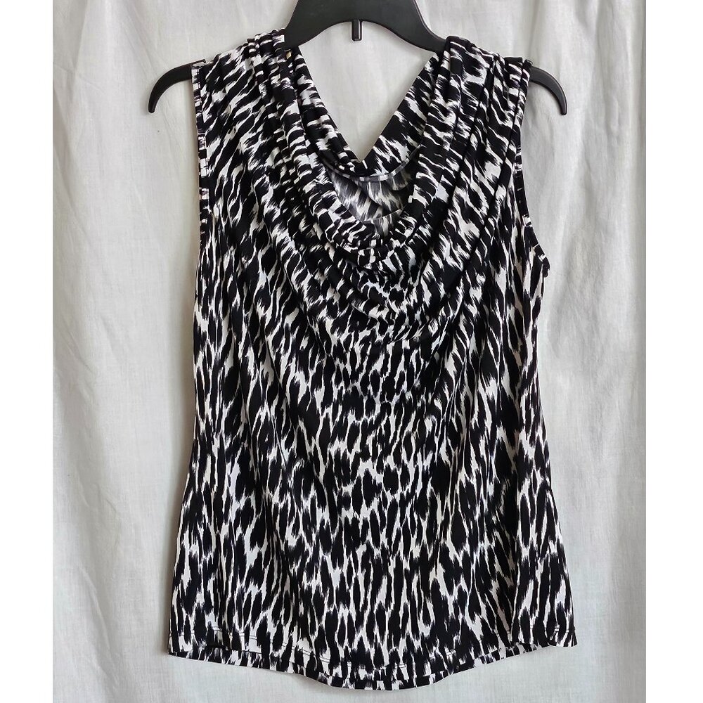 AK Anne Klein Women's Cowl Neck Top